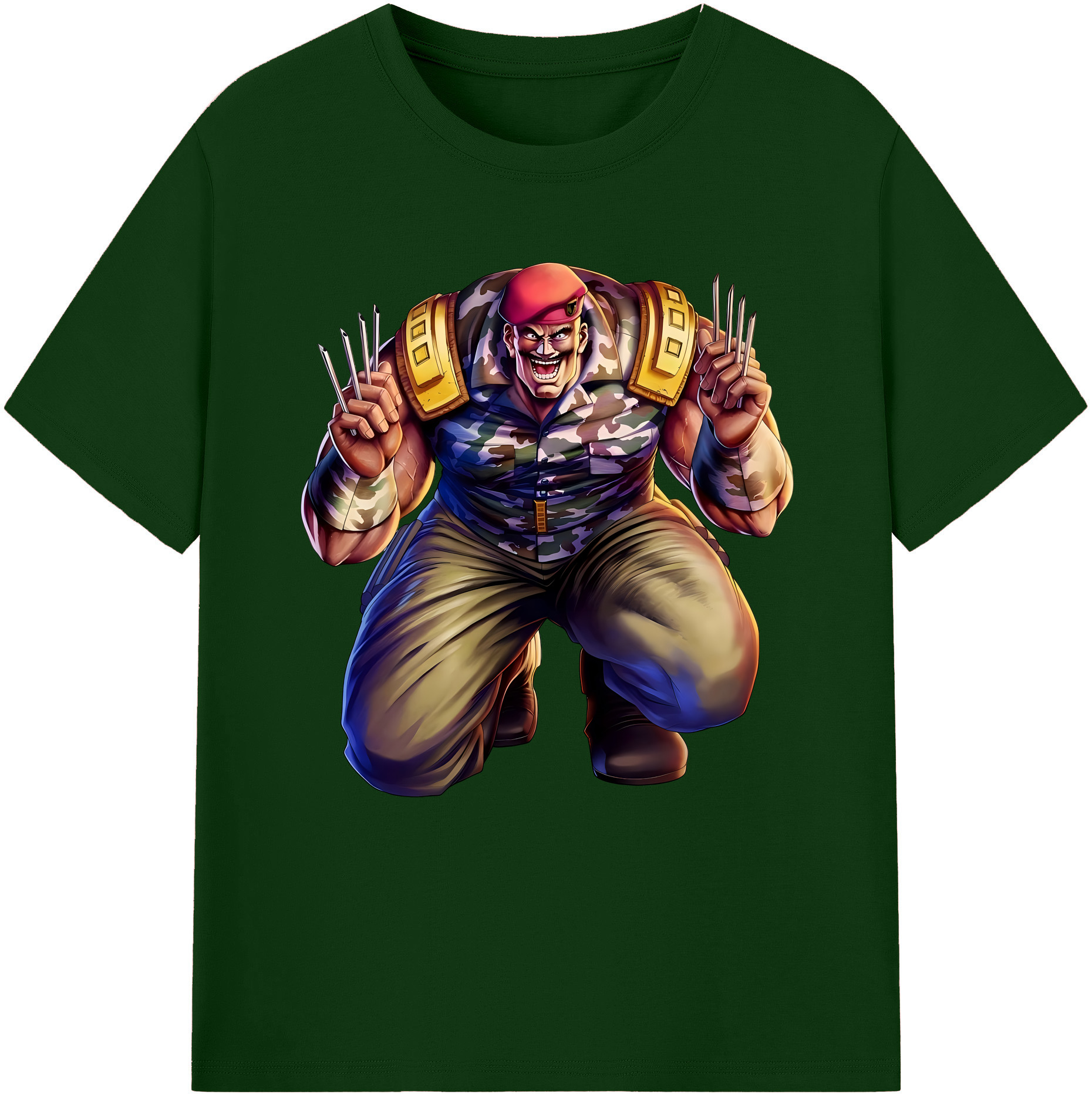 （画像用） 北斗の拳 Fist of the North Star 綿100％半袖Tシャツ（フロントプリント）